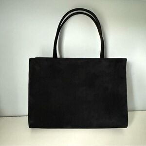 Rare Couture Tanner Krolle Black Suede Tote Bag – Icon of British Luxury Handbag